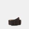 Accessoires * | Rag & Bone Rugged Belt Belt Dark Brown