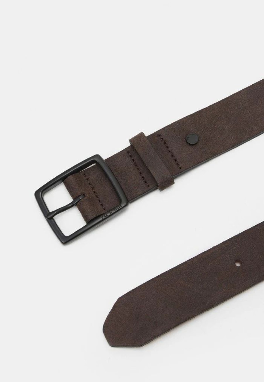 Accessoires * | Rag & Bone Rugged Belt Belt Dark Brown