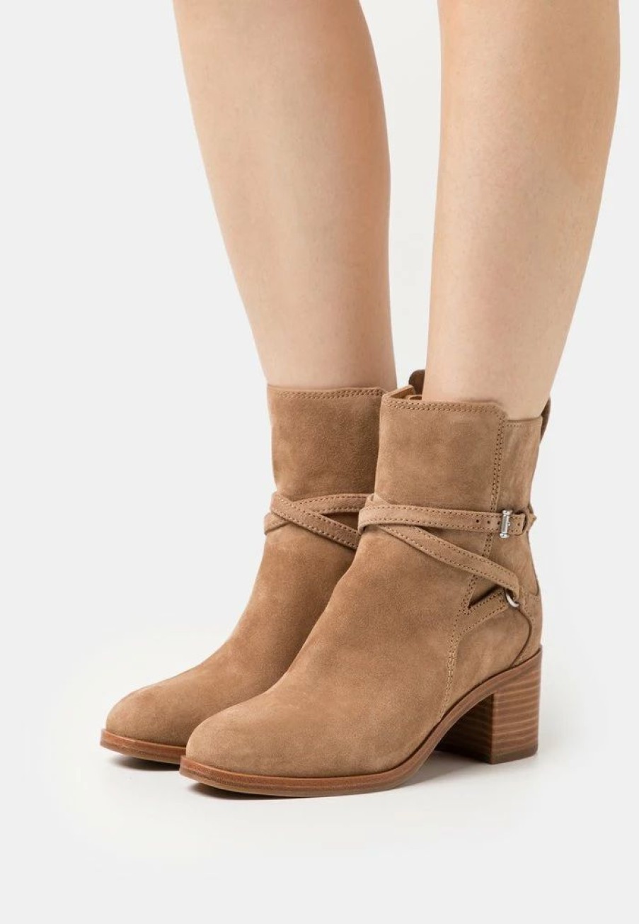 Shoe * | Rag & Bone Hazel Buckle Classic Ankle Boots Camel