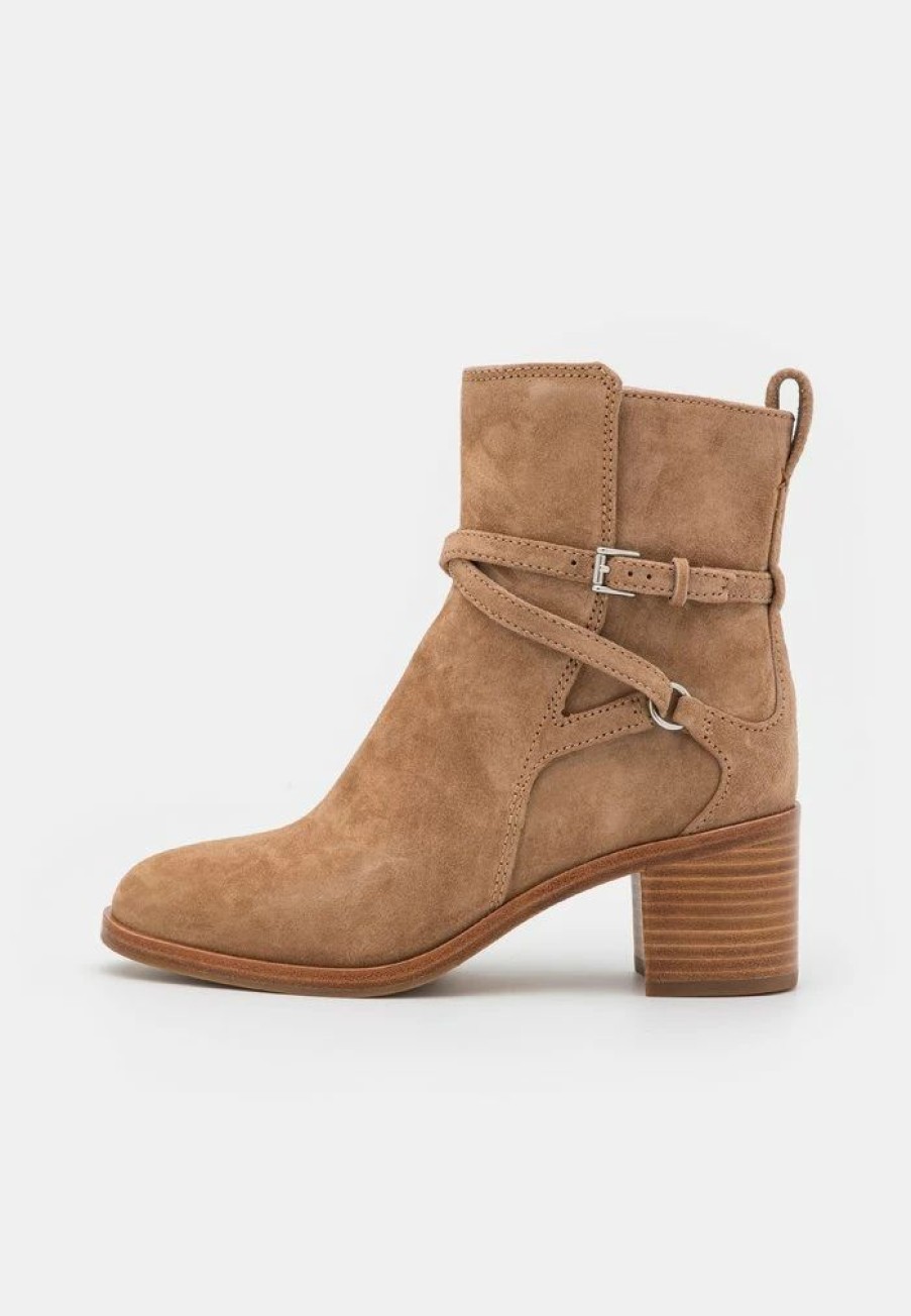 Shoe * | Rag & Bone Hazel Buckle Classic Ankle Boots Camel