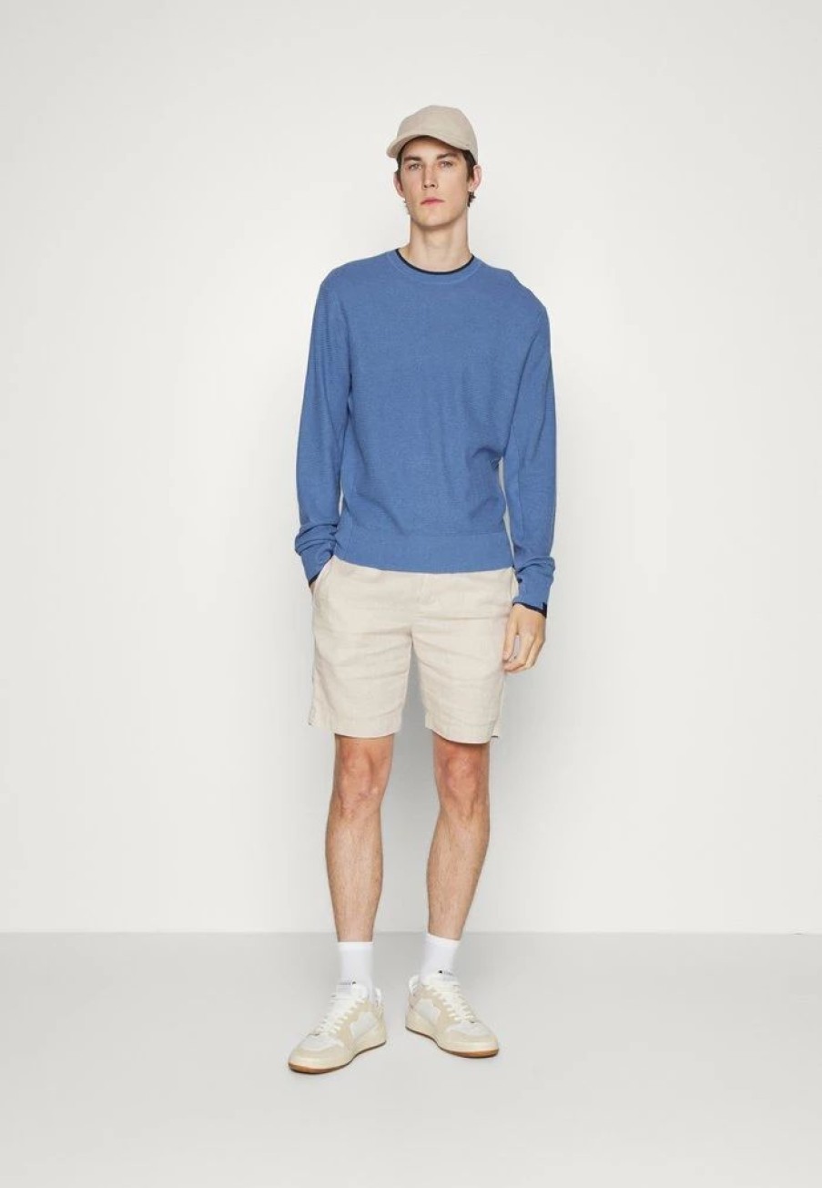 Clothing * | Rag & Bone Crew Jumper Faded Blu