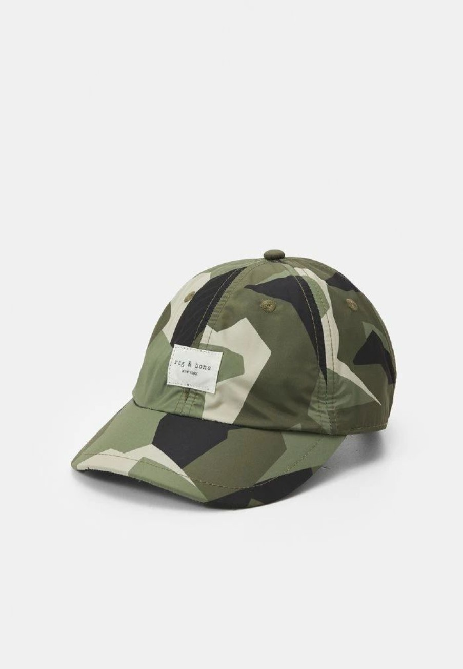 Accessoires * | Rag & Bone Addison Baseball Unisex Cap Green