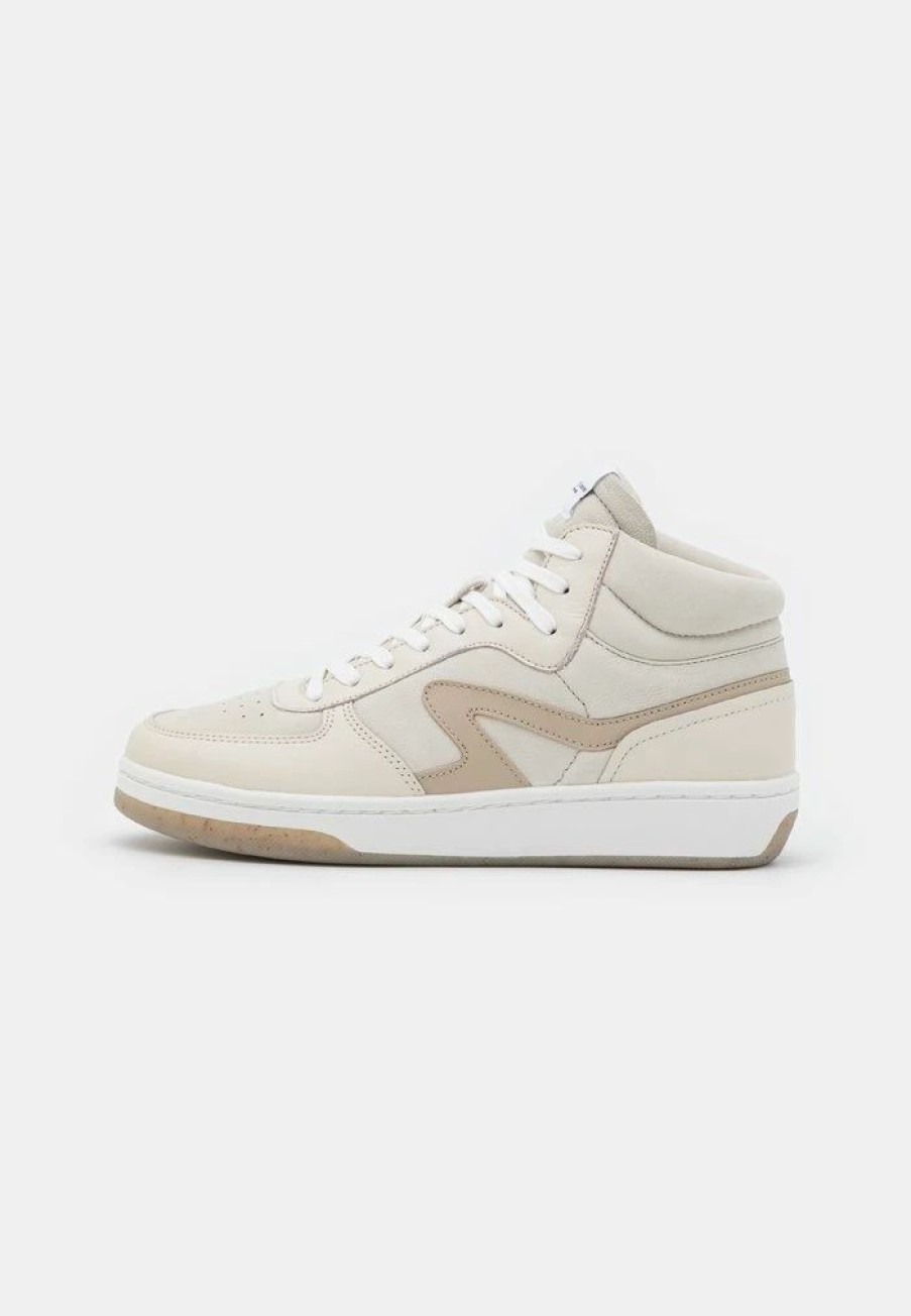 Shoe * | Rag & Bone Retro Court Mid High-Top Trainers Off-White