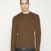 Clothing * | Rag & Bone Military Mixed Jumper Brown