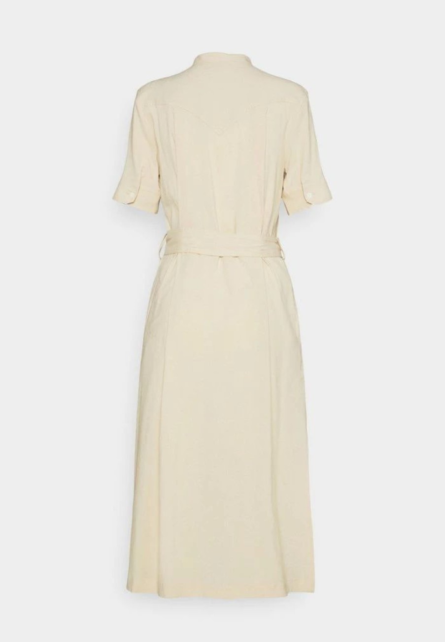 Clothing * | Rag & Bone Selma Dress Black Label Shirt Dress Khaki