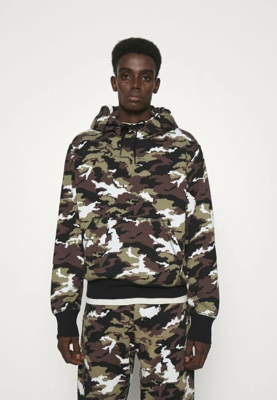 Clothing * | Rag & Bone City Camo Hoodie Sweatshirt Armymult