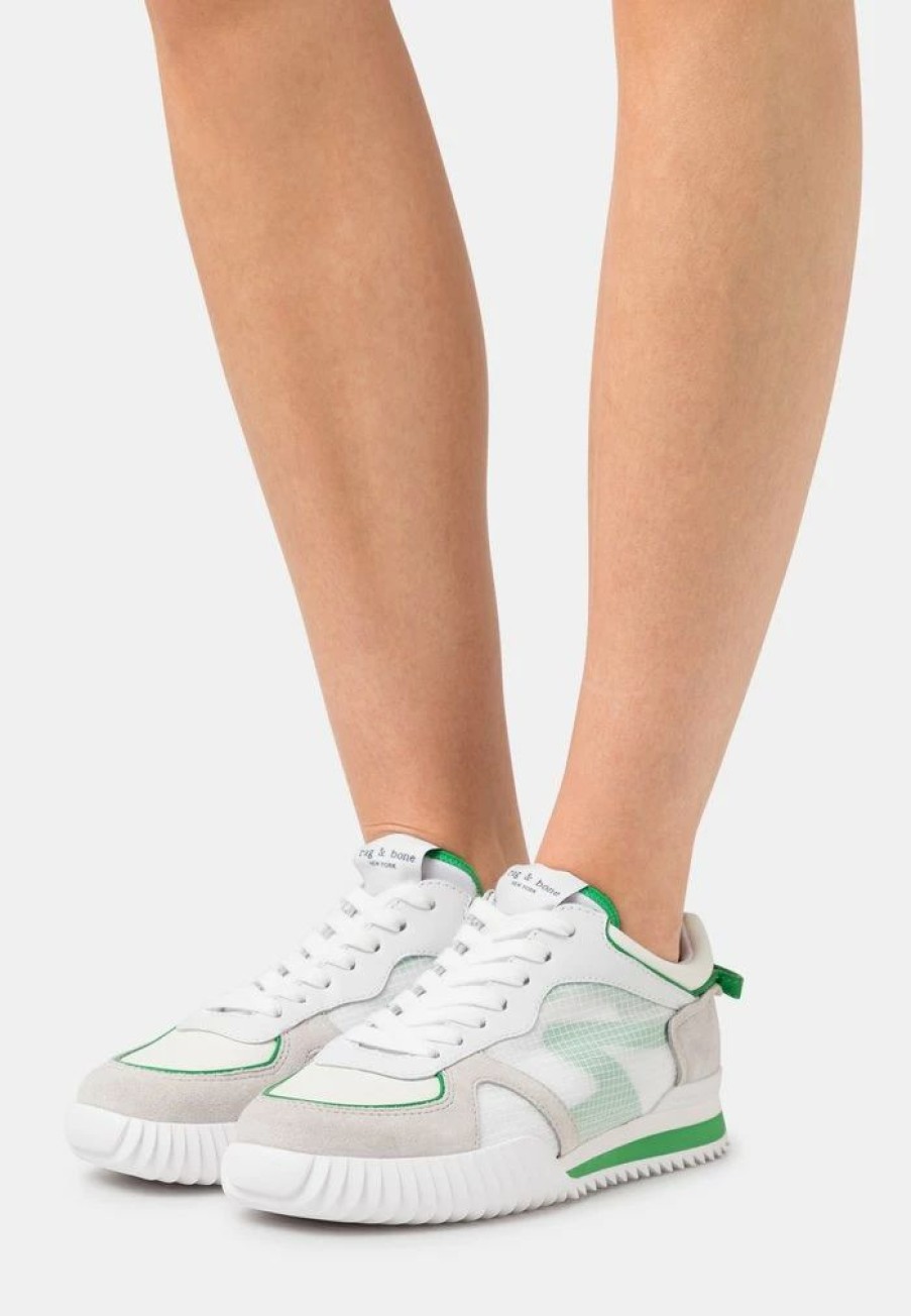 Shoe * | Rag & Bone Retro Runner 2.0 Trainers White/Green