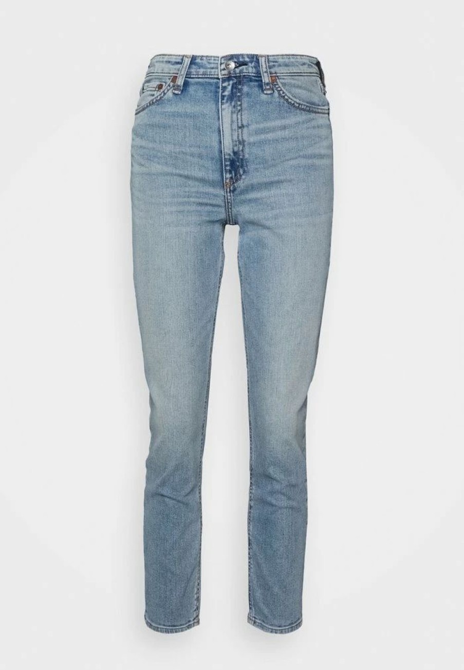 Clothing * | Rag & Bone Nina High Rise Ankle Cigarette Slim Fit Jeans Lou