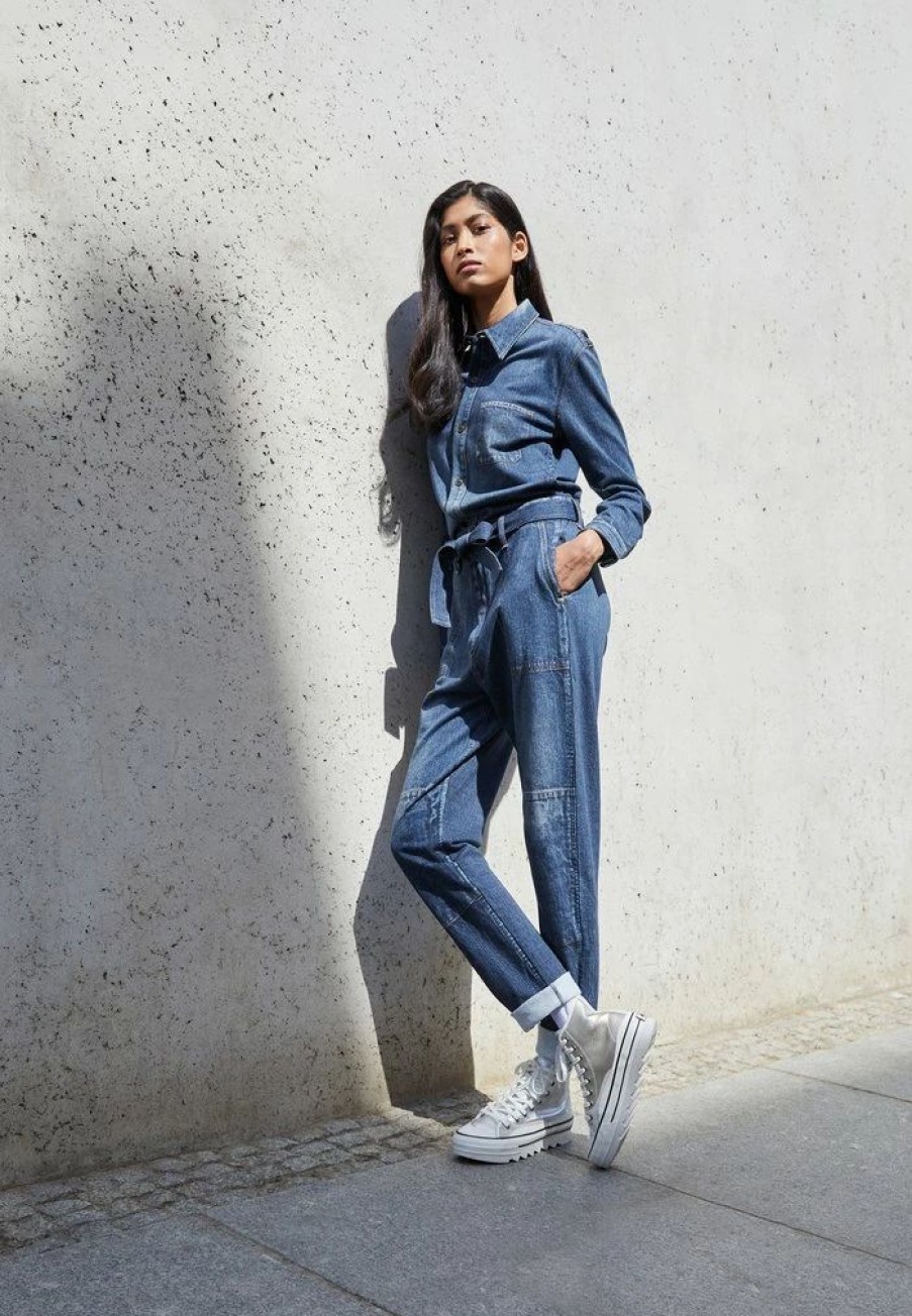 Clothing * | Rag & Bone Miramar Jumpsuit Blue Denim