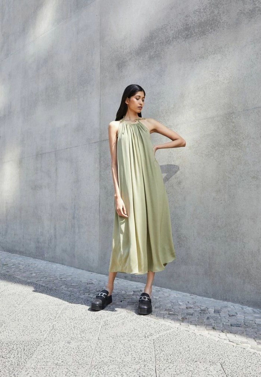 Clothing * | Rag & Bone Bailey Midi Dress Day Dress Olive Green