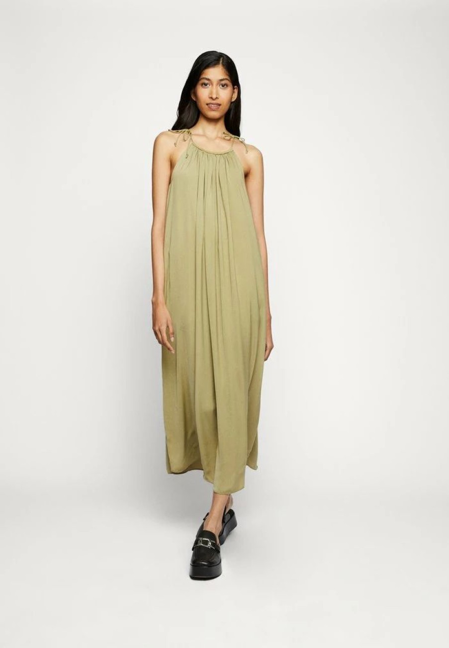 Clothing * | Rag & Bone Bailey Midi Dress Day Dress Olive Green