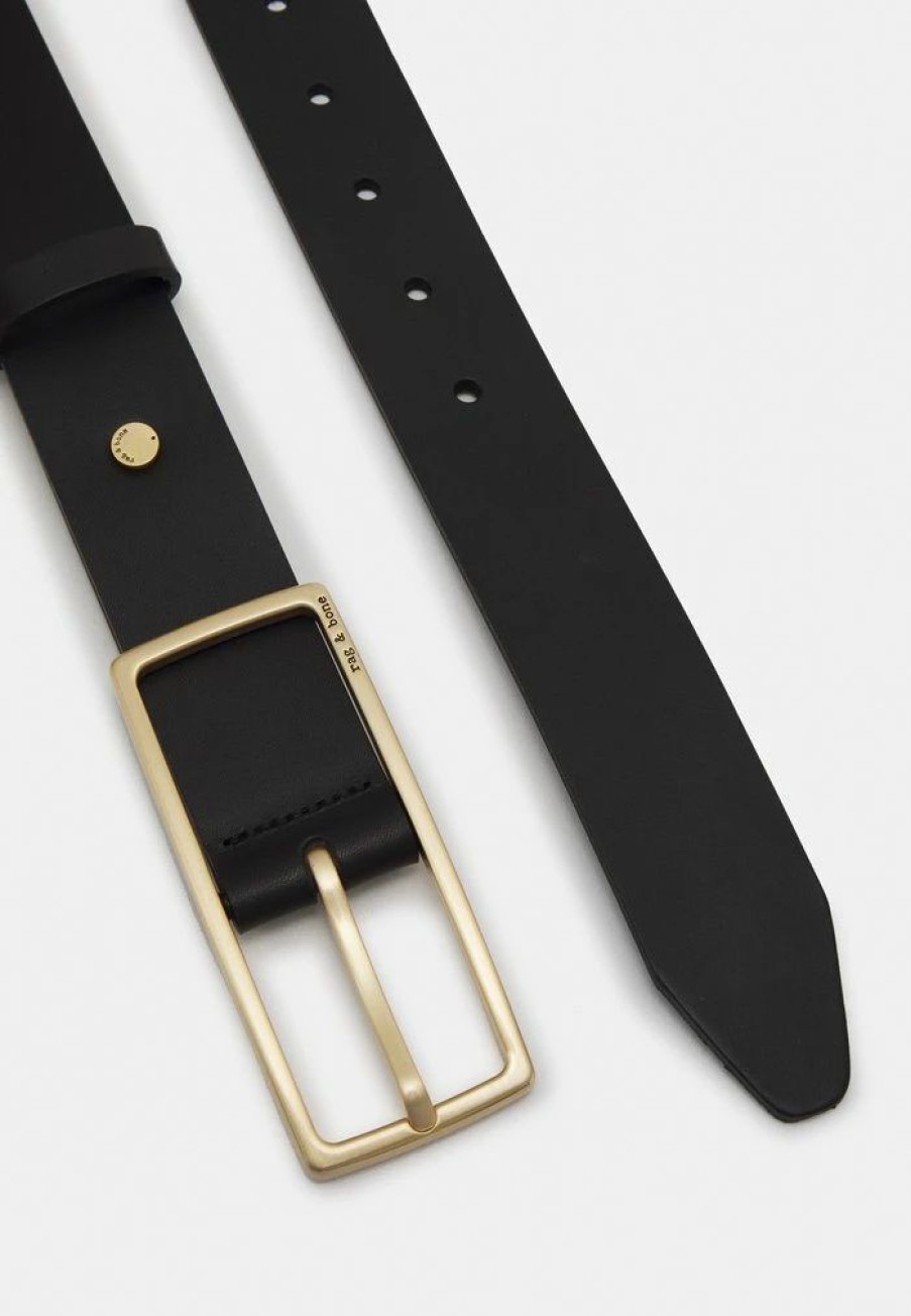 Accessoires * | Rag & Bone Rebound Belt Belt Black