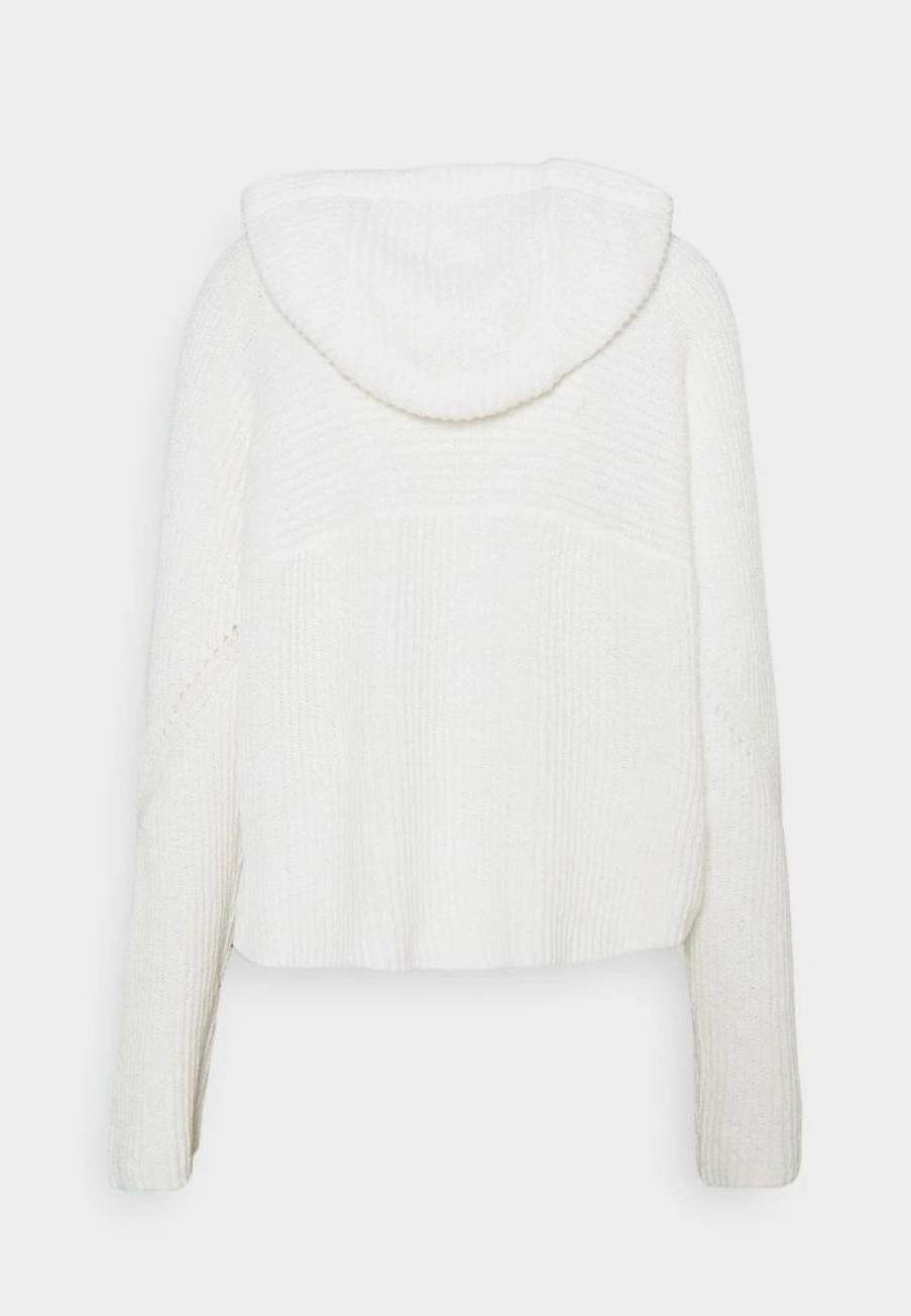 Clothing * | Rag & Bone Sunny Hoodie Black Label Jumper Bright White