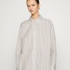 Clothing * | Rag & Bone Kenna Button-Down Blouse Brown