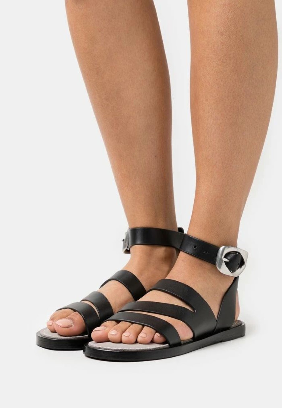 Shoe * | Rag & Bone Trinity Sandals Black