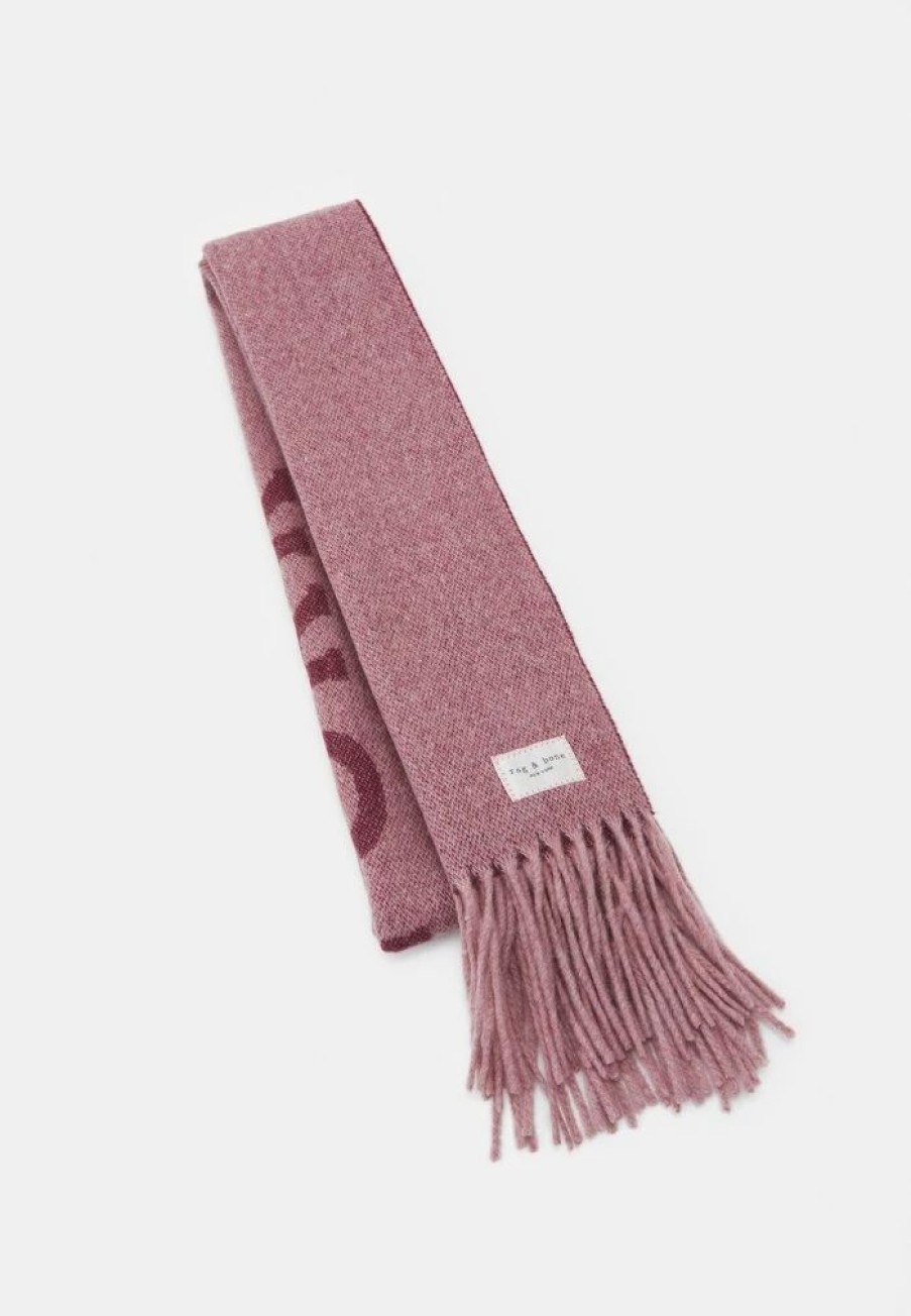 Accessoires * | Rag & Bone Addison Scarf Dusty Pink