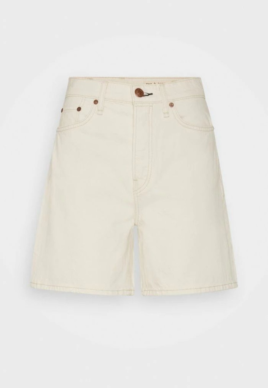 Clothing * | Rag & Bone Maya Denim Shorts Ecru