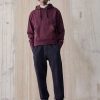 Clothing * | Rag & Bone City Hoodie Sweatshirt Bordeaux