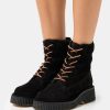 Shoe * | Rag & Bone Sloane Boot Platform Ankle Boots Black