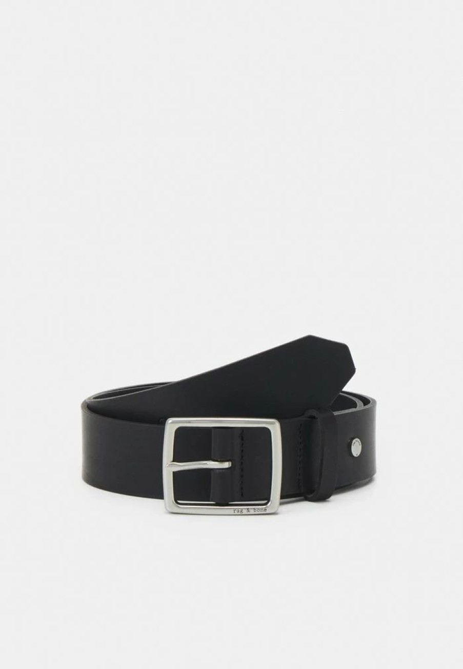 Accessoires * | Rag & Bone Rugged Belt Belt Black