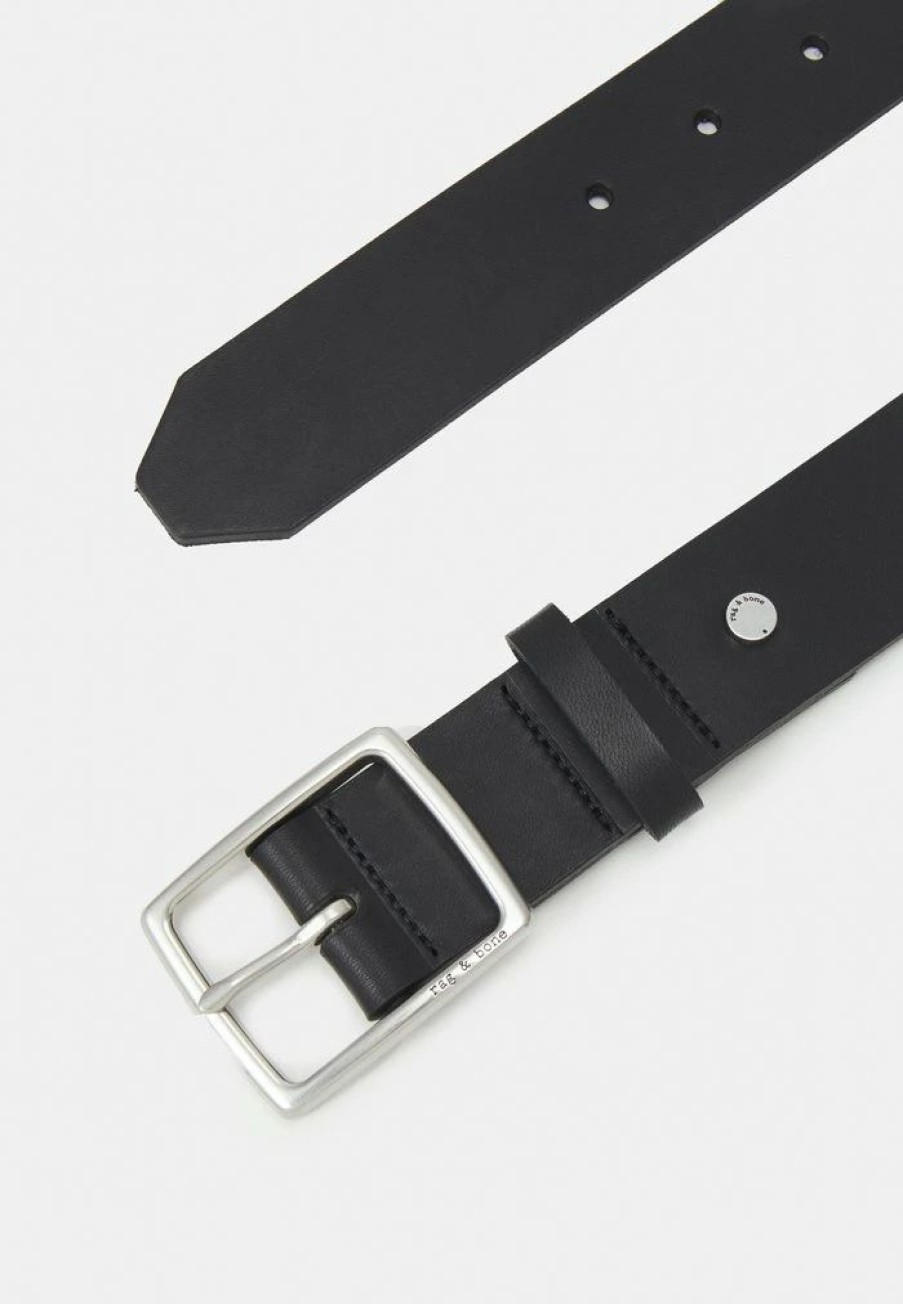 Accessoires * | Rag & Bone Rugged Belt Belt Black