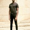 Clothing * | Rag & Bone Standard Henley Basic T-Shirt Black