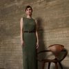 Clothing * | Rag & Bone Riley Crew Dress Jumper Dress Sage Green