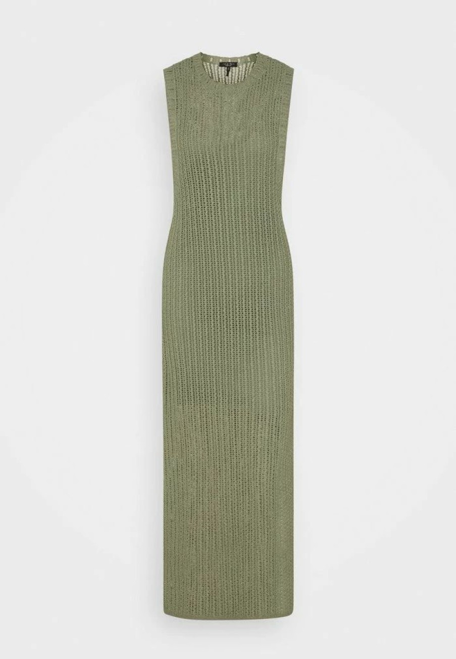 Clothing * | Rag & Bone Riley Crew Dress Jumper Dress Sage Green