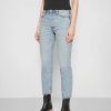 Clothing * | Rag & Bone Maya High-Rise Ankle Slim Fit Jeans Light Blue