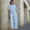 Clothing * | Rag & Bone Surplus Jumpsuit Light Blue Denim