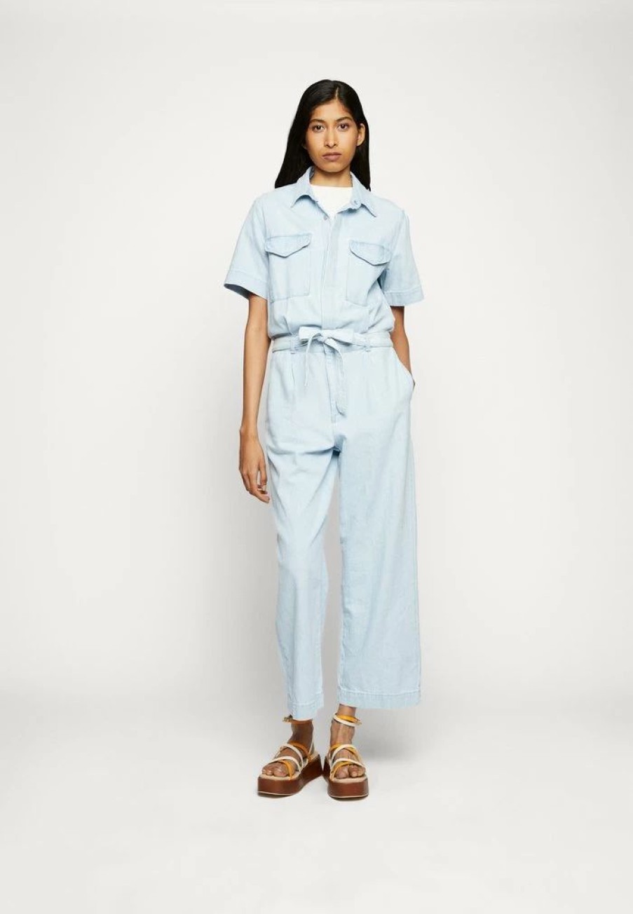 Clothing * | Rag & Bone Surplus Jumpsuit Light Blue Denim