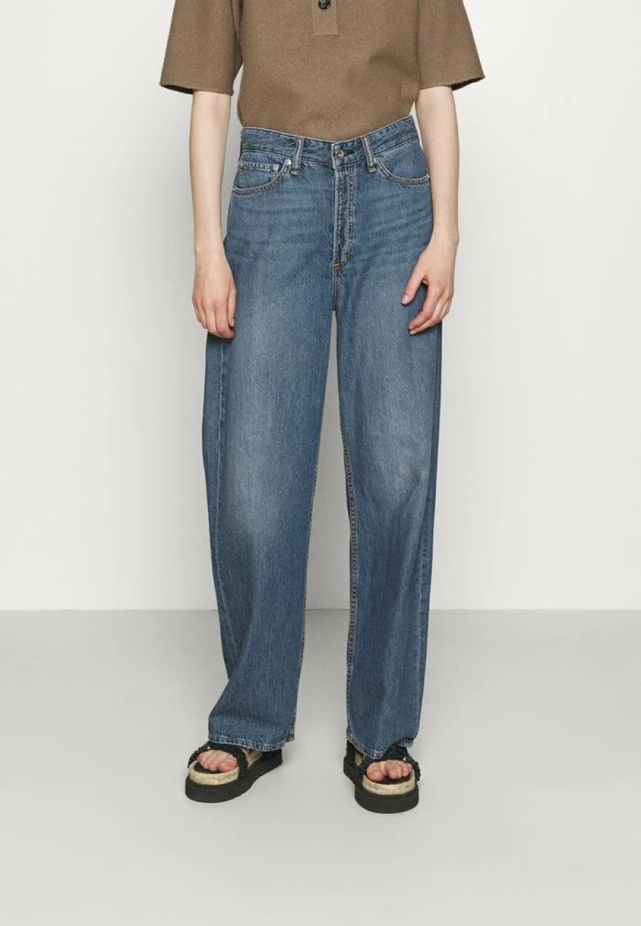 Clothing * | Rag & Bone Logan Label Relaxed Fit Jeans Mid To Lin