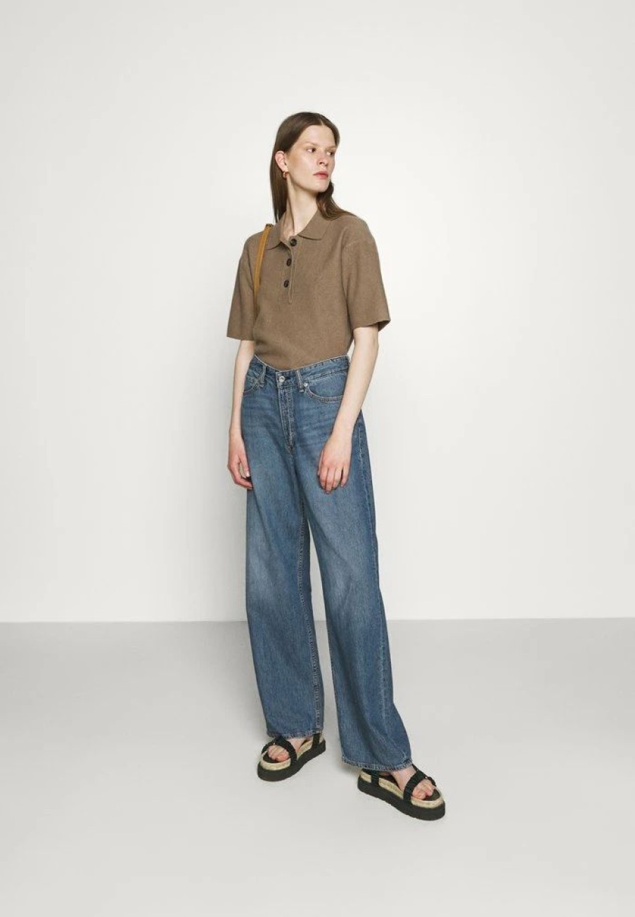 Clothing * | Rag & Bone Logan Label Relaxed Fit Jeans Mid To Lin