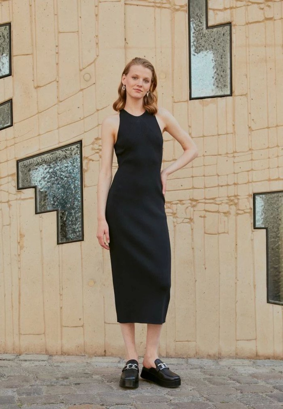 Clothing * | Rag & Bone Asher Maxi Dress Cocktail Dress / Party Dress Black