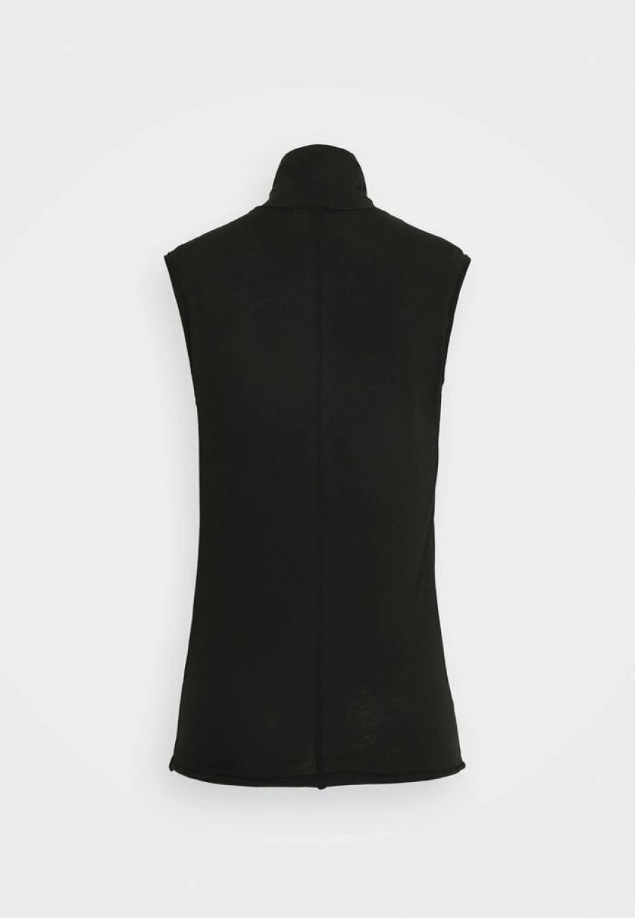 Clothing * | Rag & Bone Gaia T Neck Tank Top Black