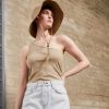 Clothing * | Rag & Bone Zoe Asymmetric Tank Label Top Tanbeige