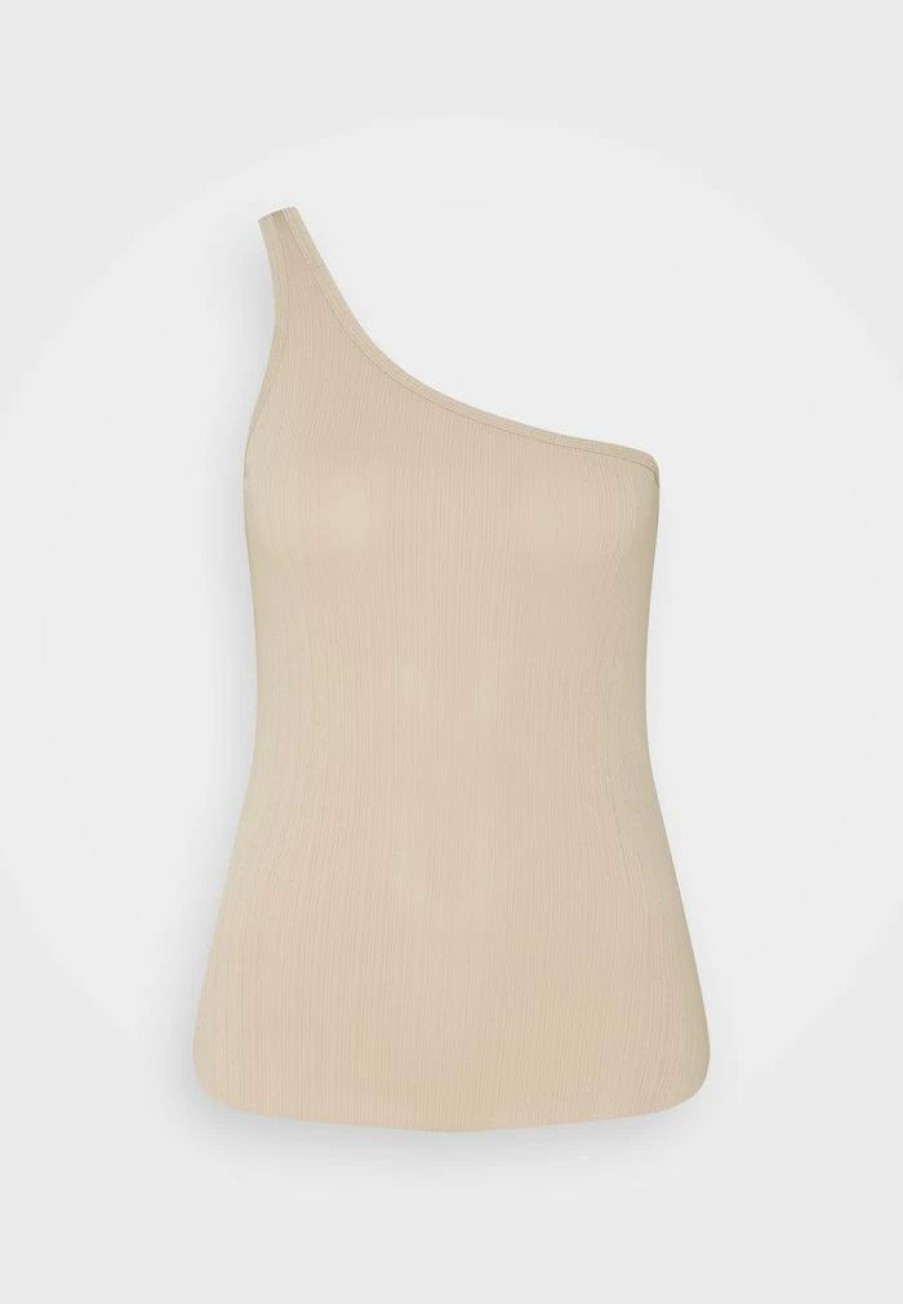 Clothing * | Rag & Bone Zoe Asymmetric Tank Label Top Tanbeige