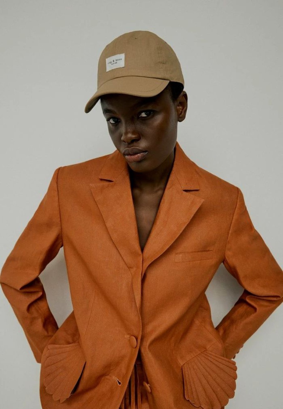 Accessoires * | Rag & Bone Addison Baseball Cap Tan