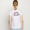 Clothing * | Rag & Bone Hot Dog Tee Label Print T-Shirt White