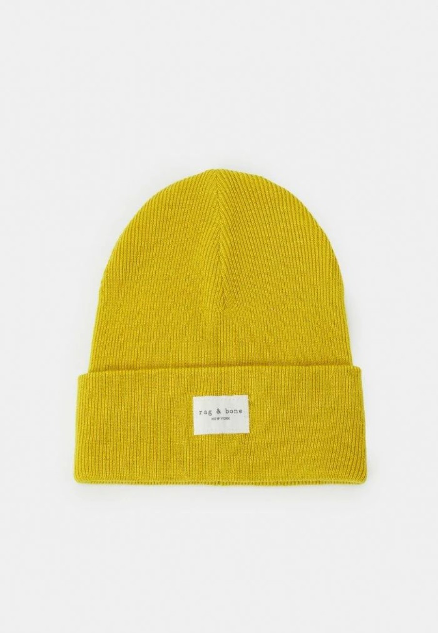 Accessoires * | Rag & Bone Addison Beanie Beanie Mustard