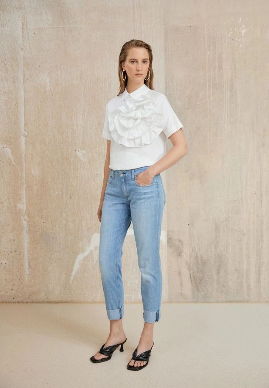 Clothing * | Rag & Bone Low Rise Boyfriend Slim Fit Jeans Tulip