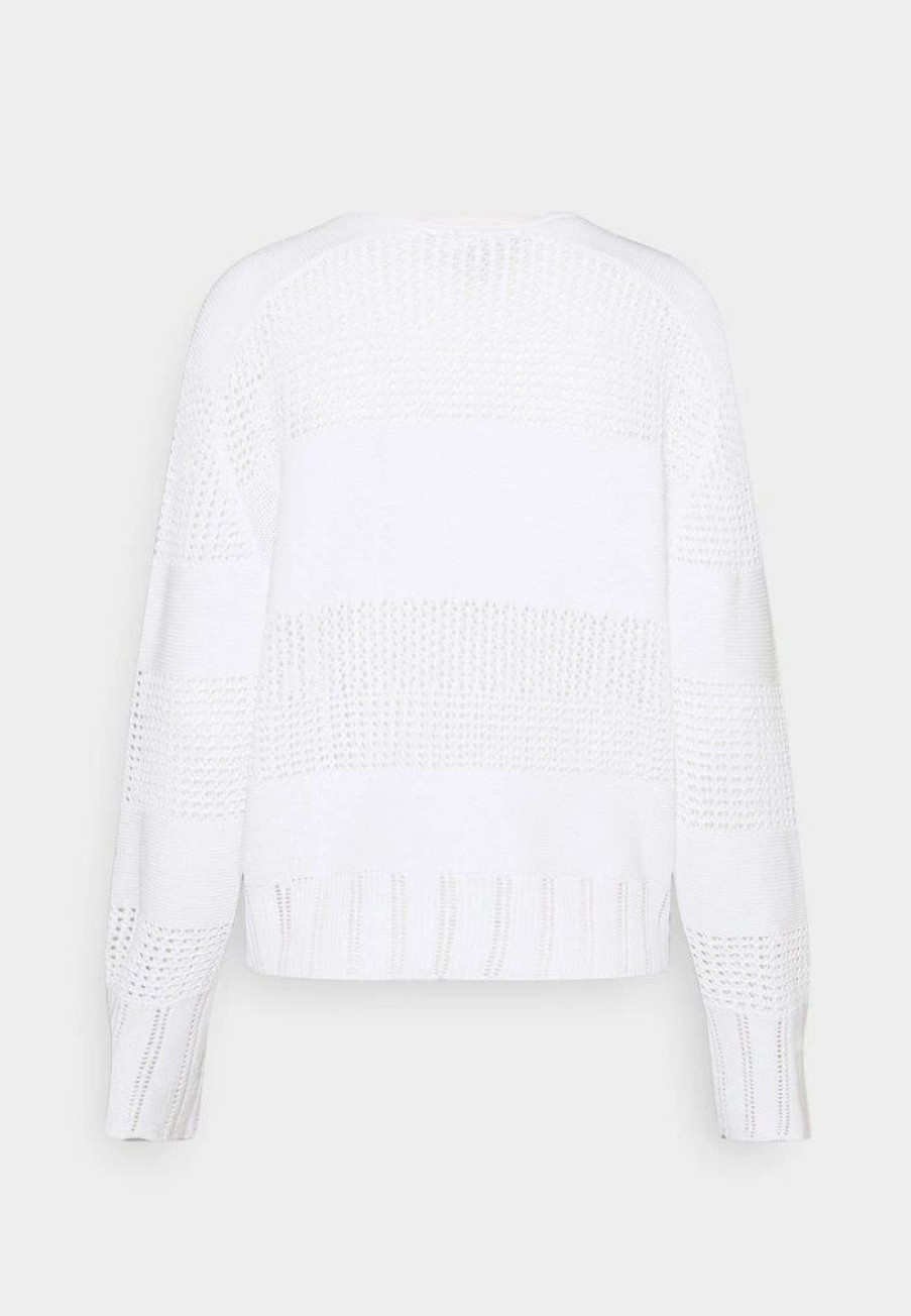 Clothing * | Rag & Bone Sweater Black Label Jumper White