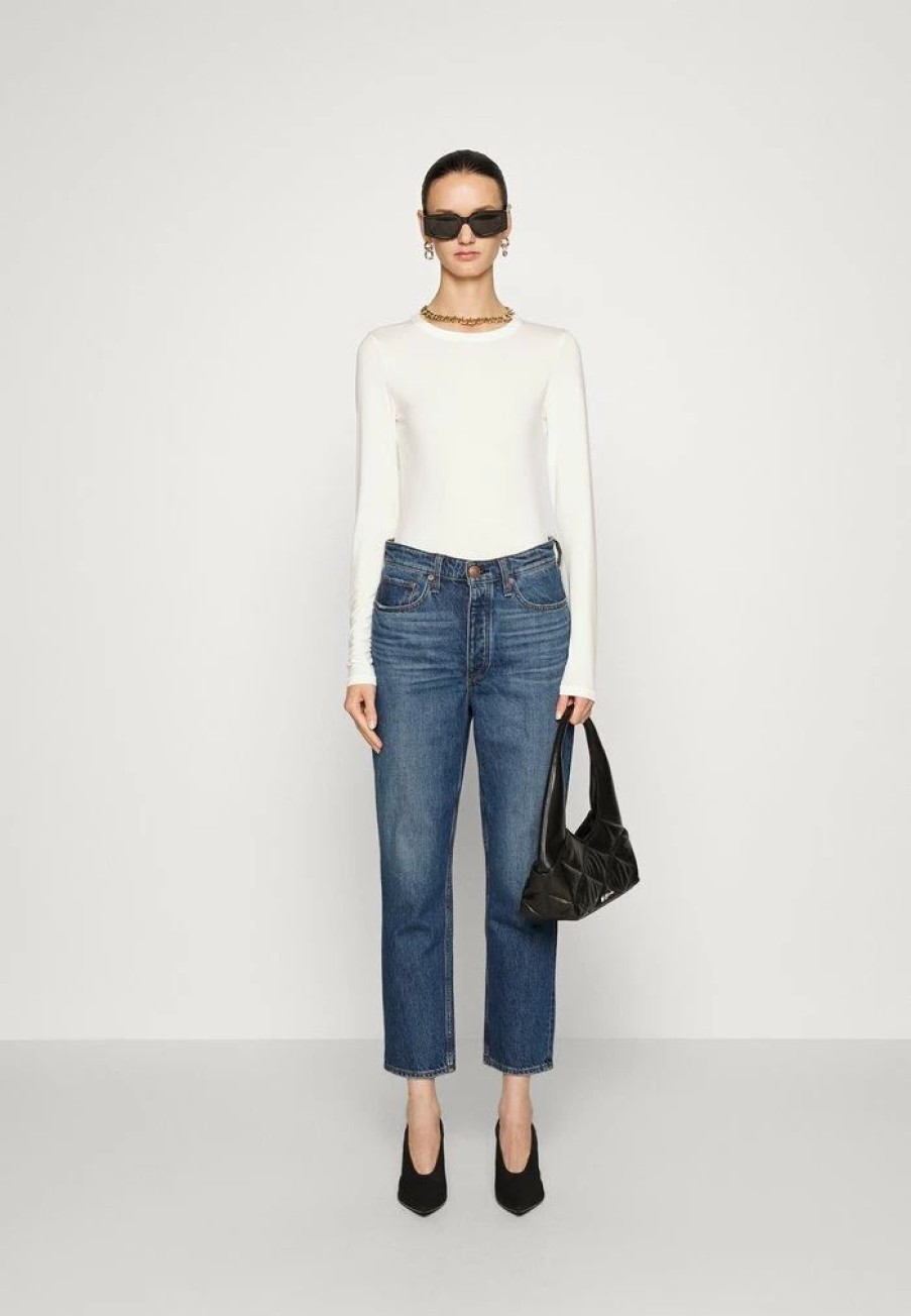 Clothing * | Rag & Bone Nina High Rise Ankle Relaxed Fit Jeans Ash