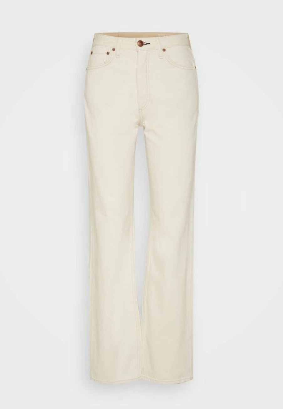 Clothing * | Rag & Bone Alex Straight Leg Jeans Ecru