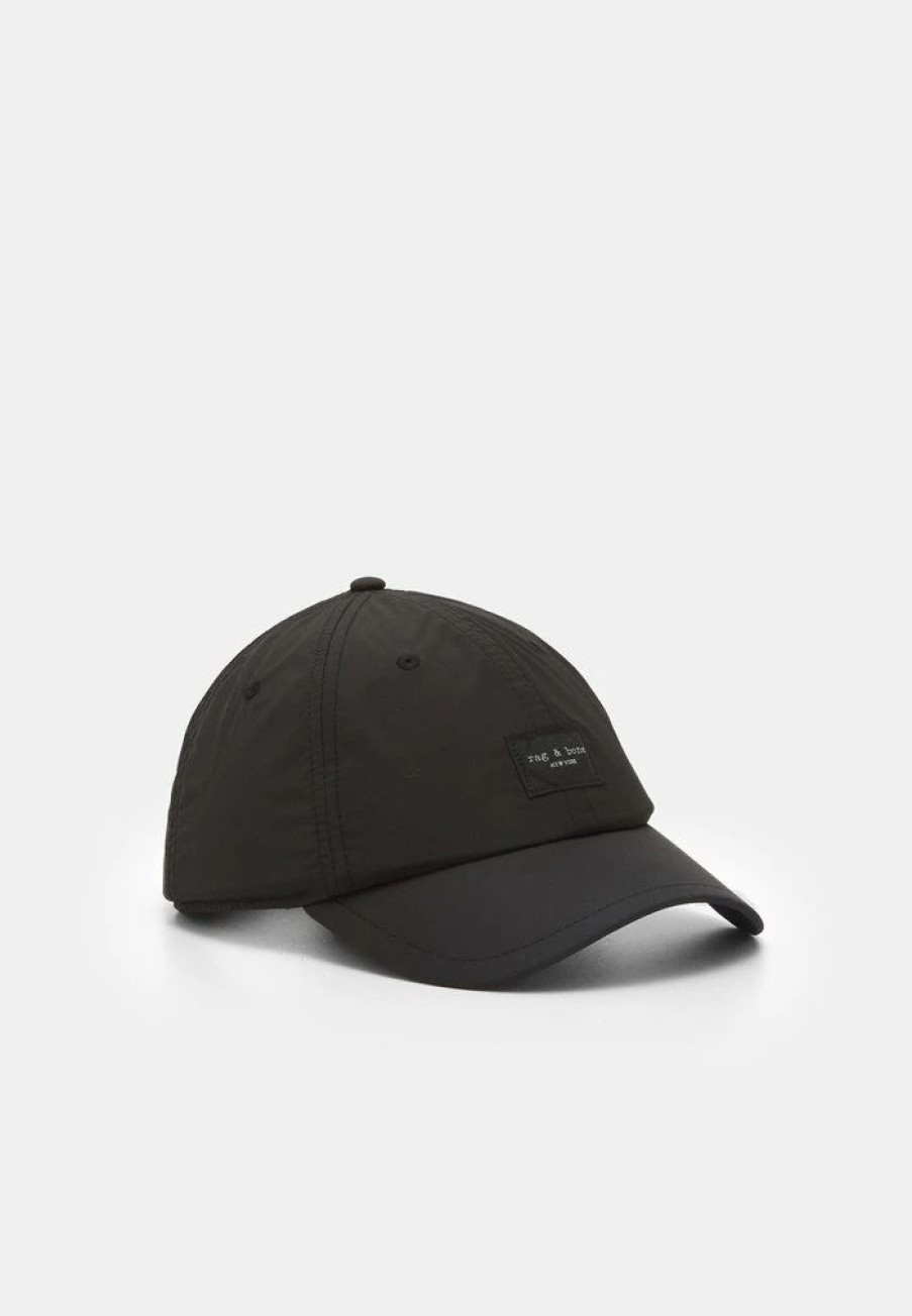 Accessoires * | Rag & Bone Addison Baseball Unisex Cap Black