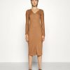 Clothing * | Rag & Bone The Bias Dress Jumper Dress Camel