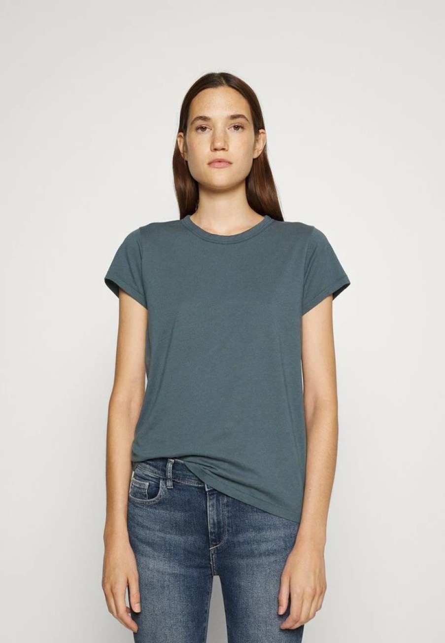 Clothing * | Rag & Bone Tee Basic T-Shirt Slate