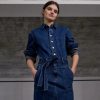 Clothing * | Rag & Bone Mia Dress Denim Dress Vincent