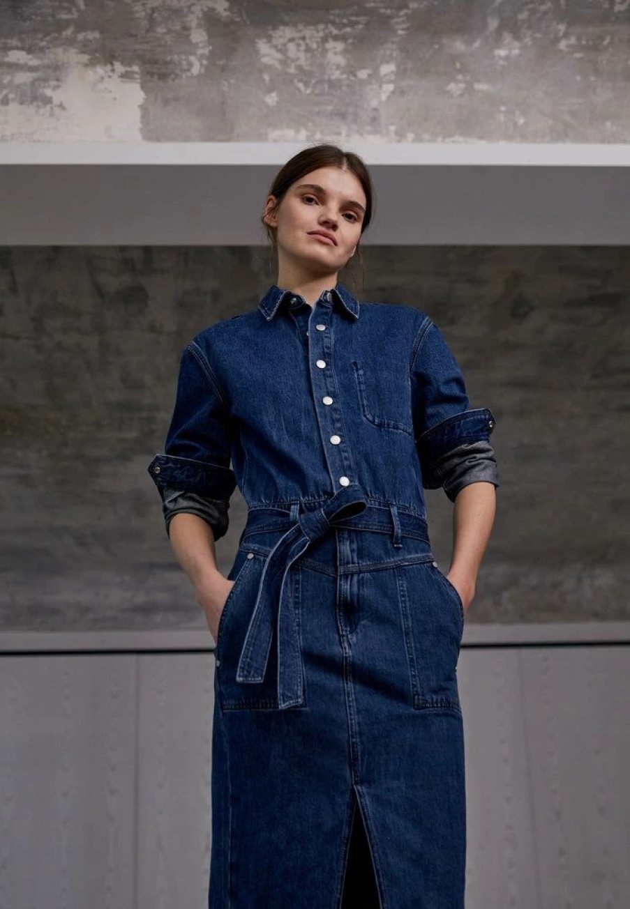 Clothing * | Rag & Bone Mia Dress Denim Dress Vincent