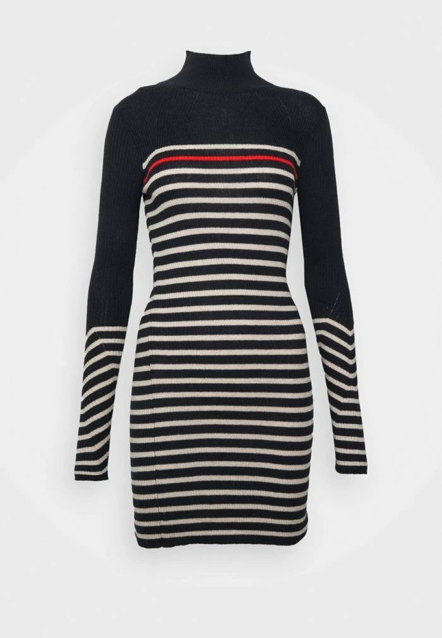 Clothing * | Rag & Bone Kate T Neck Dress Jumper Dress Navymult